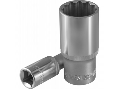 Головка торцевая глубокая 12-гранная 1/2"DR 8 мм., S04HD4708 JONNESWAY от JONNESWAY Головка торцевая глубокая 12-гранная 1/2"DR 8 мм., S04HD4708 JONNESWAY