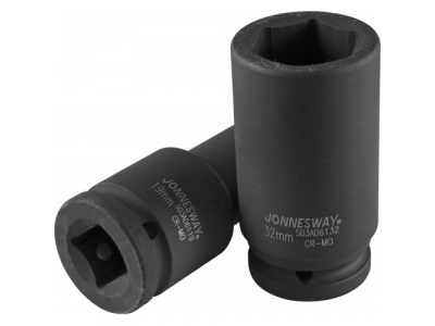 Головка торцевая ударная глубокая 3/4"DR, 24 мм, S03AD6124 JONNESWAY от JONNESWAY Головка торцевая ударная глубокая 3/4"DR, 24 мм, S03AD6124 JONNESWAY