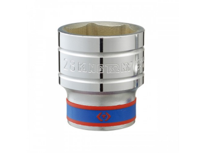 Головка торцевая стандартная шестигранная 1/2", 30 мм, KING TONY от KING TONY Головка торцевая стандартная шестигранная 1/2", 30 мм, KING TONY
