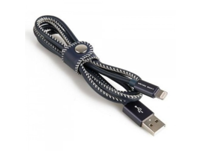 Кабель для iPhone Land Rover Leather Wrapped iPhone Cable, Black от Land Rover Кабель для iPhone Land Rover Leather Wrapped iPhone Cable, Black